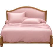 Light pink silk bed sticker