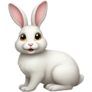 Lovable bunny  sticker