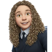 smiling student in car sticker