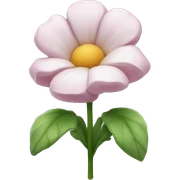 Dessert flower sticker