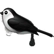 Addams House birdhouse. Wednesday Addams is on the swing  sticker