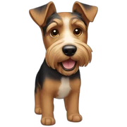 airdale terrier sticker