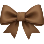 Brown Bow sticker