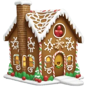 Gingerbread house sticker