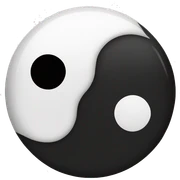 Yin yang sticker