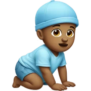 Baby blue sticker