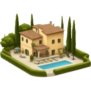 Tuscany villa sticker