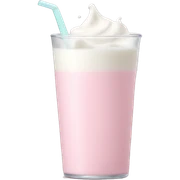 pastel pink milk sticker