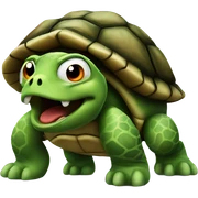 Angry turtle  sticker