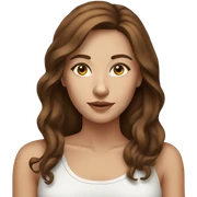 stunning beauty, thin woman, brown haired  sticker