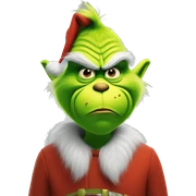 Grinch sticker