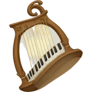 lyre sticker
