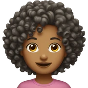 curly girl sticker