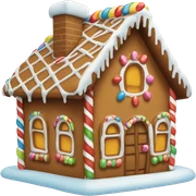 Gingerbread house sticker