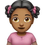 Niña relajándose  sticker