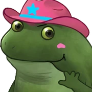 pink sparkly cowboy hat sticker