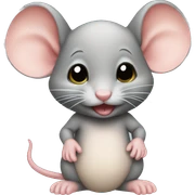 mouse baby sticker