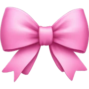 Pink bow  sticker