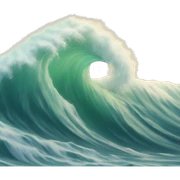 Wave at friends  sticker