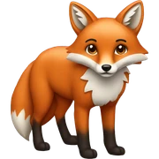 Fox sticker