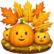Cozy autumn sticker