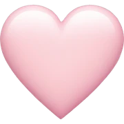 Pastel pink heart sticker