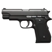 Fake gun sticker