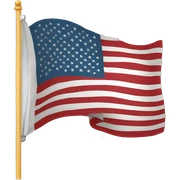 american flag sticker