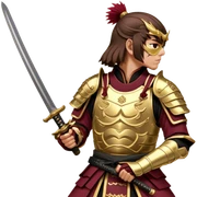 Samurai Leader sticker