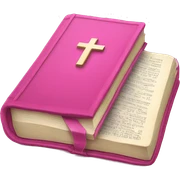 Pink bible sticker