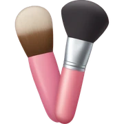 blush and brush  sticker