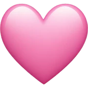 Pink heart sticker