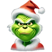 The grinch sticker