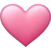 Pink heart sticker