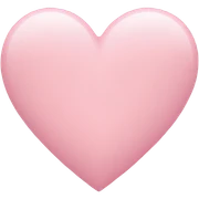 pastel pink heart sticker