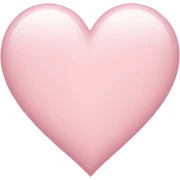 Light pink heart sticker