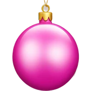 Pink Christmas decoration  sticker