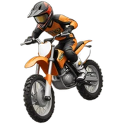Dirt bike sticker
