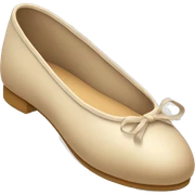 Ballerina Shoes in beige  sticker