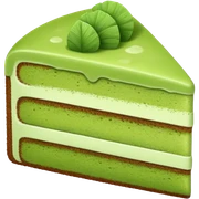 Matcha cake slice  sticker