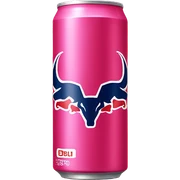 pink red-bull can sticker