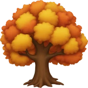 Autumn tree sticker