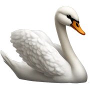 Swan sticker