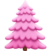 Pink Christmas Tree  sticker
