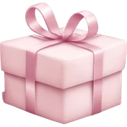 Light pink Christmas gifts under a white Christmas tree  sticker