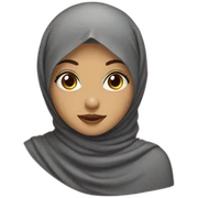 Hijab girl sticker