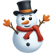 snowman  sticker