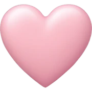 pastel pink heart sticker