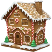 house of gingerbread sticker