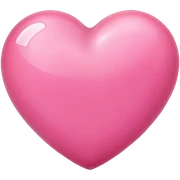 Pink heart sticker